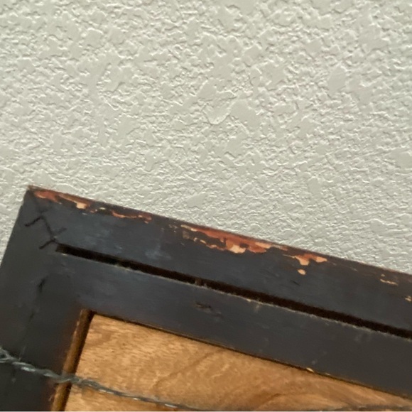 Vintage Signed W.K. Impressionist Abstract Landscape Ruins Acrylic Oil Painting - Picture 7 of 17